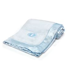 Picture of SATIN TRIM BABY BLANKET-BLUE