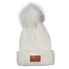 Picture of LEXUS KNIT POM BEANIE- CREAM